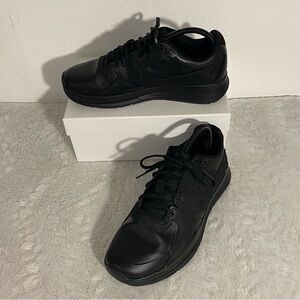 Shoes for Crews Falcon III Black Leather Work Sneakers Women’s Size 9.5